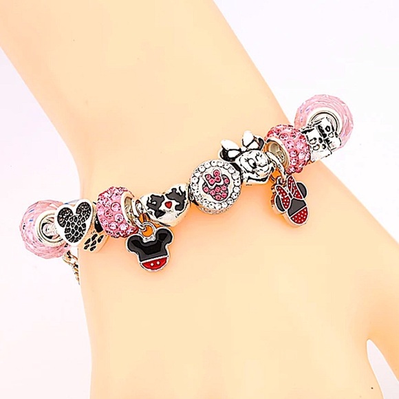 Disney Mickey & Minnie Mouse Charm Bracelet - Picture 4 of 4